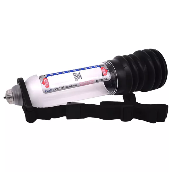 Bathmate Shower Strap - колан-стойка за помпа с мерителна лента (черен)