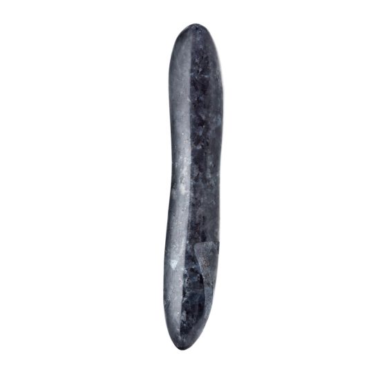 / Laid D.1 - ръчно издълбан норвежки вибратор от лунен камък (черен)