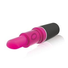   Screaming Lipstick - Вибратор за червило (черно-розов)
