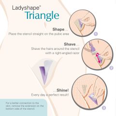 Ladyshape - бръснат (триъгълник)