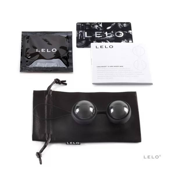 LELO Luna Noir - вагинални топчета - регулируеми