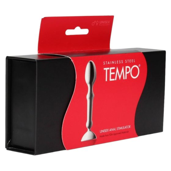 Aneros Tempo - стоманен анален вибратор (сребърен)
