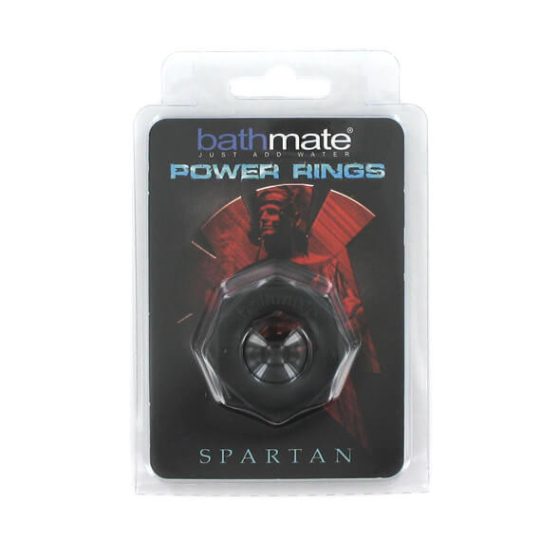 BathMate - Силиконов пенис пръстен Spartan (черен)