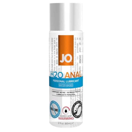 JO H2O Anal Warming - загряващ анален лубрикант на водна основа (60 мл)