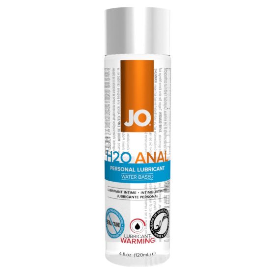 JO H2O Anal Warming - загряващ анален лубрикант на водна основа (120 мл)