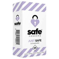   SAFE Just Safe - стандартни презервативи - ванилия (10бр.)