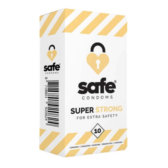 SAFE Super Strong - изключително силен презерватив (10 бр.)