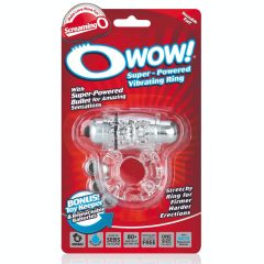   Screaming Owow - вибриращ пенис пръстен (полупрозрачен)