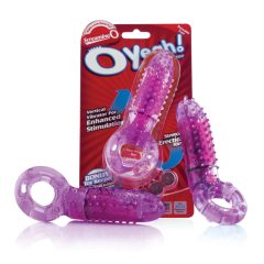   Screaming O Oyeah - водоустойчив вибриращ пенис пръстен (лилав)