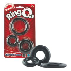   Screaming O - комплект силиконови пръстени за пенис (3бр.)