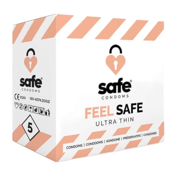 SAFE Feel Safe - тънък презерватив (5бр.)