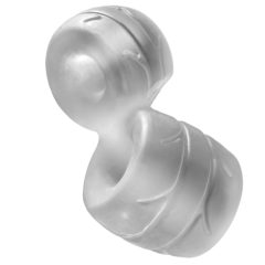   SilaSkin пръстен за пенис на пениса и пръстен за окачване (бяло мляко)