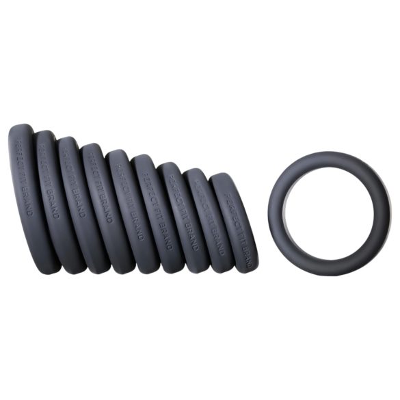 Play Zone - комплект пенис и тестис пръстени и удължител - 9 части