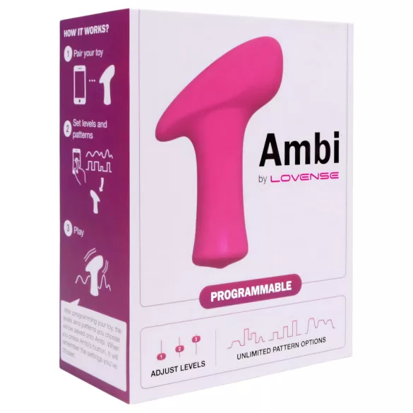 Lovense Ambi - вибратор за клитор с управление чрез приложение (розов)