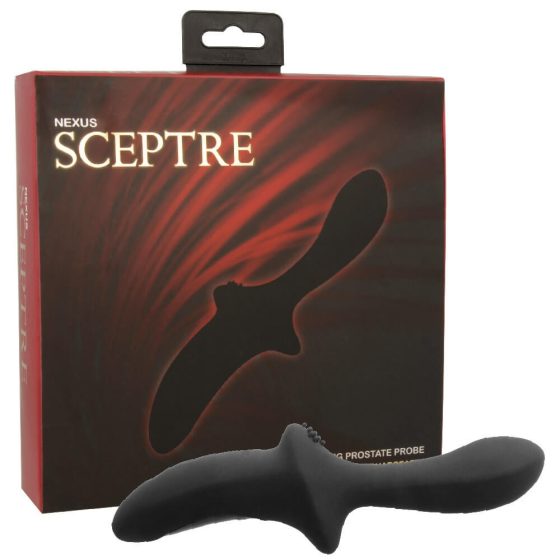 Nexus Sceptre - силиконов вибратор за масаж на простатата (черен)