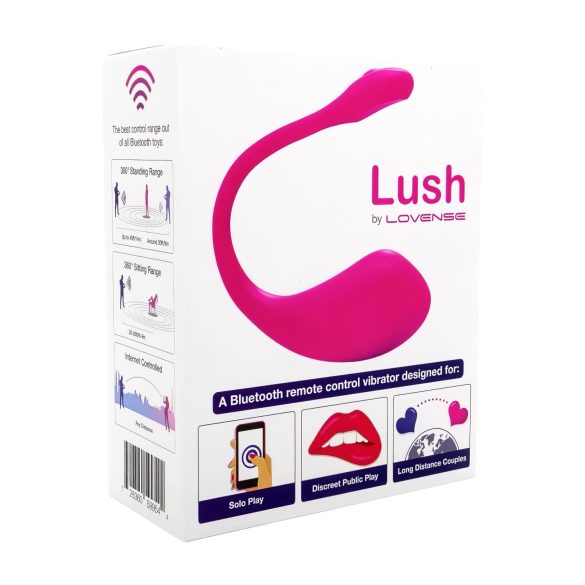 LOVENSE Lush 2 - интелигентно виброяйце (розово)