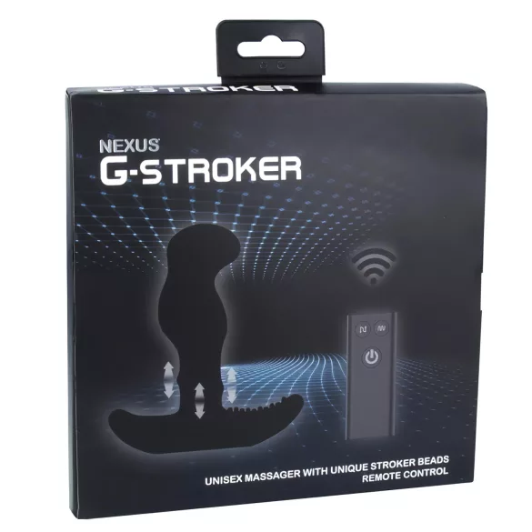 Nexus G-stroker - вибратор за простата с дистанционно - черен