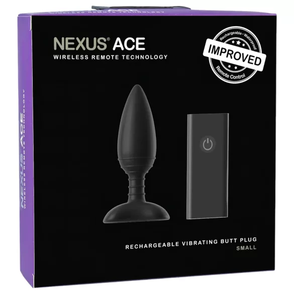 Nexus Ace - анален вибратор с дистанционно - акумулаторен - малък