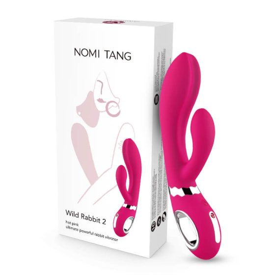 Nomi Tang Wild Rabbit 2 - презареждащ се вибратор за G-точката с пръчица (розов)