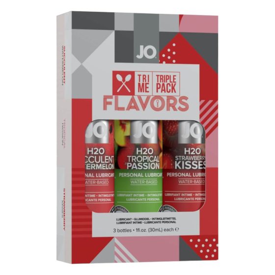 JO System Flavors - комплект лубриканти с вкус (3бр.)