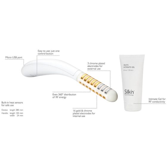 Silk'n Tightra - акумулаторна система за стягане и възстановяване на ръкави (бяла)