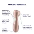 Satisfyer Pro 2 Gen2 - безжичен клитор стимулатор - кафяв