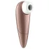 Satisfyer 1 Number One - вибратор за клитор с въздушни вълни - кафяв