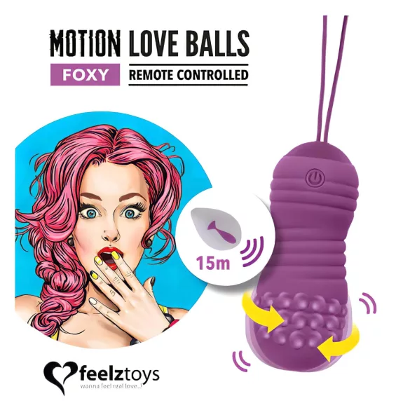 FEELZTOYS - вибриращо яйце - водоустойчиво - лилаво