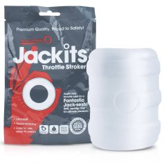   Screaming Jackits - мастурбатор, пръстен за пенис и носилка (полупрозрачен)