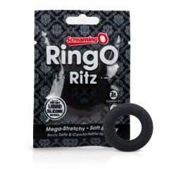   Screaming O Ritz - силиконов пенис пръстен (черен)