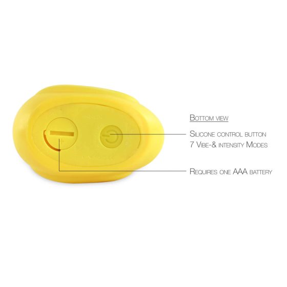 My Duckie Classic 2.0 - Игрива патица, водоустойчив клиторен вибратор (жълт)