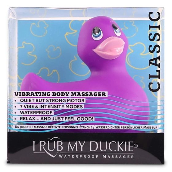 My Duckie Classic 2.0 - Игрива патица, водоустойчив клиторен вибратор (лилав)