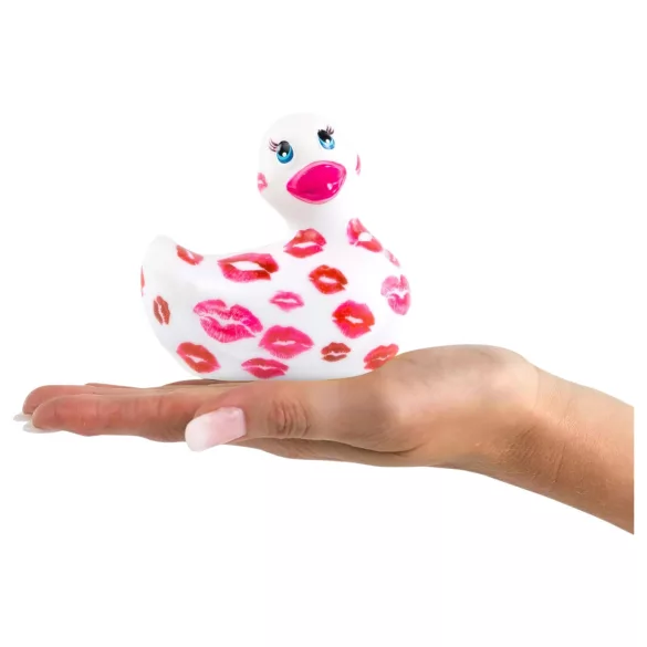 My Duckie Romance 2.0 - водоустойчив вибратор за клитор (бяло-розов)