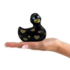   My Duckie Romance 2.0 - патешки водоустойчив клиторен вибратор (черно-златист)