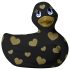 My Duckie Romance 2.0 - клитор вибратор (черно-златист)