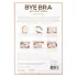 Bye Bra - повдигащи лепенки за гърди D-F - невидими - розови - 6 броя