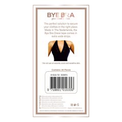  Bye Bra - двустранна лента за закрепване на дрехи (20 броя)