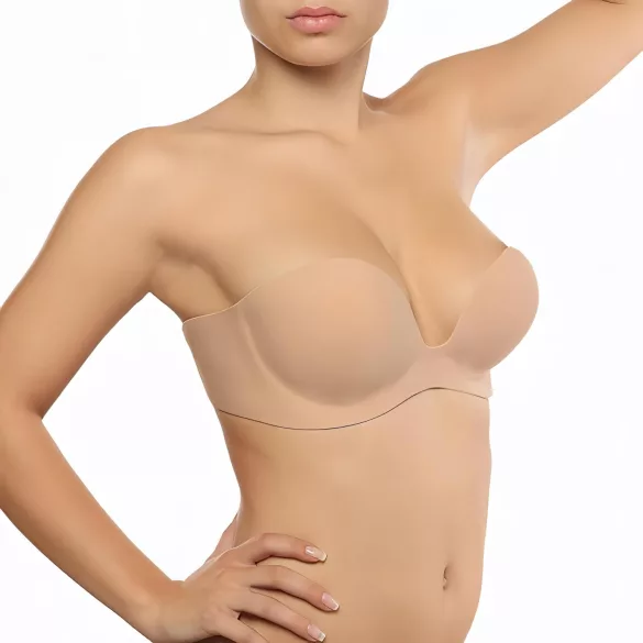 Bye Bra - невидим push-up сутиен - телесен цвят