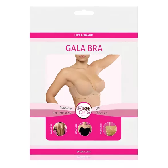 Bye Bra - невидим push-up сутиен - телесен цвят