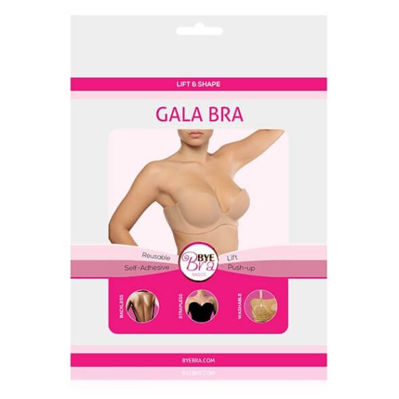 Bye Bra Gala D - скрит push-up сутиен (nude)