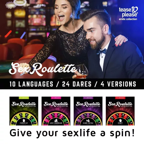 tease & please - Sex Roulette Foreplay - Рулетна настолна игра за любовна игра за двойки