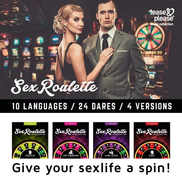 tease & please - Sex Roulette Foreplay - Рулетна настолна игра за любовна игра за двойки