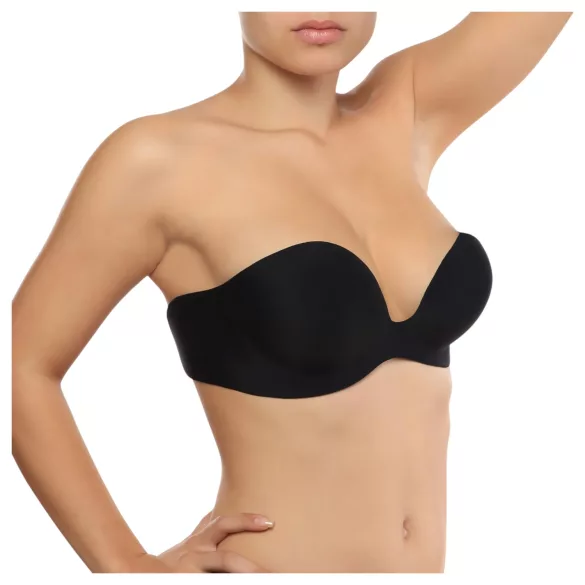 Bye Bra - push-up сутиен с невидима поддръжка - черен