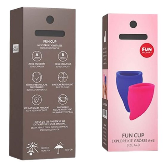Fun Factory Fun Cup - комплект менструални чашки (2бр.)