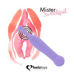   FEELZTOYS Mister Sweetspot - презареждащ се, водоустойчив клиторен вибратор (лилав)
