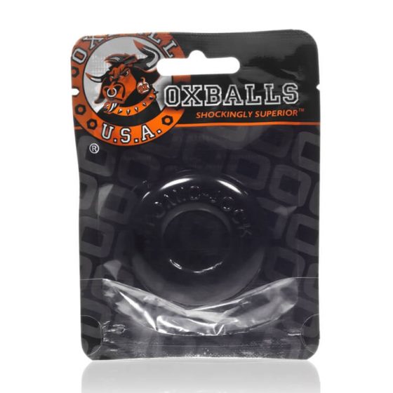 OXBALLS Donut 2 - изключително силен пенис пръстен (черен)