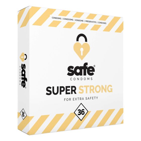 SAFE Super Strong - изключително силен презерватив (36 бр.)