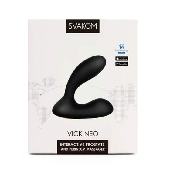 Svakom Vick Neo - презареждащ се VR вибратор (черен)