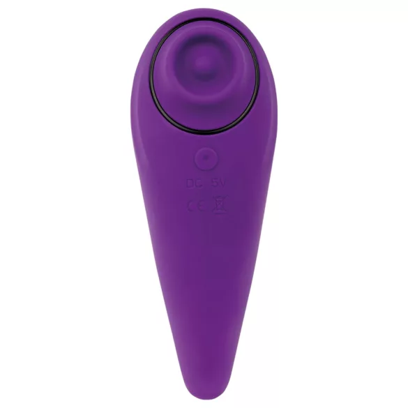 FEELZTOYS - вибратор за клитор и вагина 2в1 с акумулатор - лилав