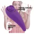 FEELZTOYS - вибратор за клитор и вагина 2в1 с акумулатор - лилав